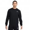 Nike Felpa Girocollo Logo Piccolo Nero Uomo