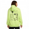 Nike Felpa Con Cappuccio Moon Giallo  Uomo