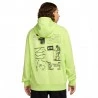 Nike Felpa Con Cappuccio Moon Giallo  Uomo
