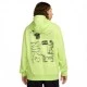 Nike Felpa Con Cappuccio Moon Giallo  Uomo