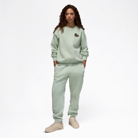 Nike Jordan Felpa Girocollo Verde Donna