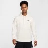 Nike Felpa Con Cappuccio Logo Piccolo Bianco Uomo