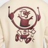Nike Felpa Club Con Cappuccio Bianco Uomo