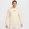 Nike Felpa Club Con Cappuccio Bianco Uomo