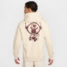 Nike Felpa Club Con Cappuccio Bianco Uomo