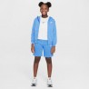 Nike Felpa Con Cerniera Con Cappuccio Azzurro Bambino