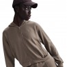 Nike Felpa Crop Top Con Cappuccio Moro Donna