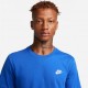 Nike T-Shirt Logo Piccolo Azzurro Uomo