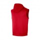 Nike Canotta Basket Con Cappuccio Nba Chicago Bulls Spotlight Rosso Nero Uomo