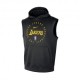 Nike Canotta Basket Con Cappuccio Nba Los Angeles Lakers Spotlight Nero Giallo Uomo