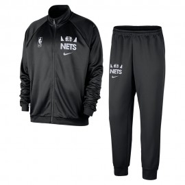 Nike Tuta Nba Brooklyn Nets Club Nero Bianco Uomo