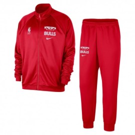 Nike Tuta Nba Chicago Bulls Club Rosso Rosso Uomo