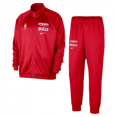 Nike Tuta Nba Chicago Bulls Club Rosso Rosso Uomo