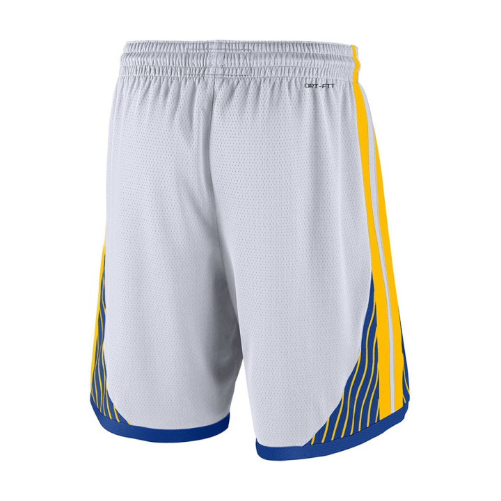 Nike Pantaloncini Basket Nba Warriors Swingman Bianco Blu Uomo