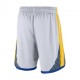 Nike Pantaloncini Basket Nba Warriors Swingman Bianco Blu Uomo
