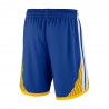 Nike Pantaloncini Basket Nba Warriors Swingman Icon Blu Giallo Uomo