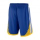 Nike Pantaloncini Basket Nba Warriors Swingman Icon Blu Giallo Uomo