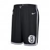 Nike Pantaloncini Basket Nba Brooklyn Nets Icon Nero Bianco Uomo