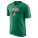 Nike Maglia Basket Nba Boston Celtics Jordan Cities Verde Oro Uomo