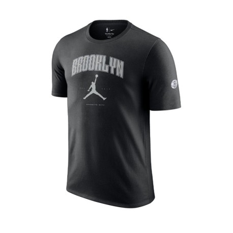 Nike Maglia Basket Nba Brooklyn Nets Essential Nero Grigio Uomo