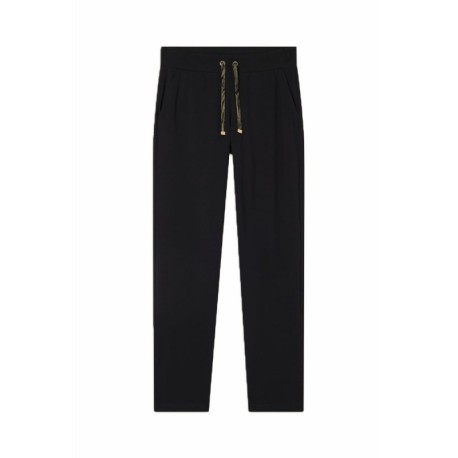Freddy Pantaloni Slounge Logo Nero Donna