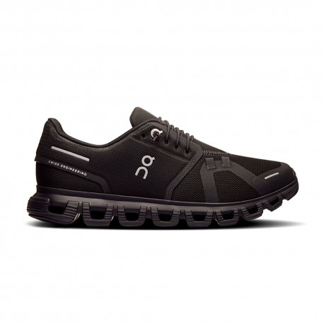 On Cloud 6 Nero Nero - Sneakers Donna