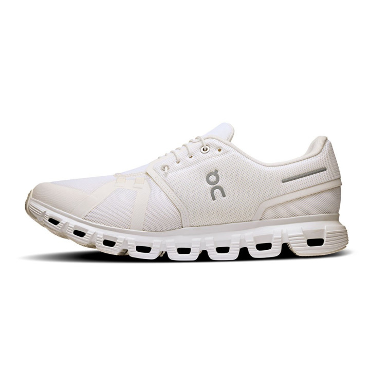 On Cloud 6 Bianco Bianco - Sneakers Uomo