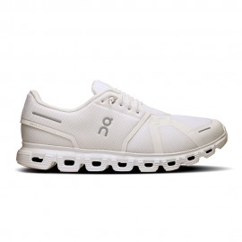 On Cloud 6 Bianco Bianco - Sneakers Uomo