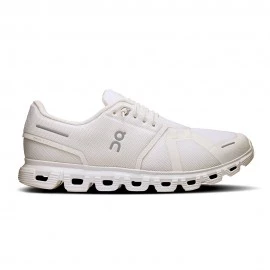 On Cloud 6 Bianco Bianco - Sneakers Uomo