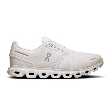 On Cloud 6 Bianco Bianco - Sneakers Uomo