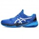 Asics Court Ff 3 Novak Clay Tuna Blu Pure Argento - Scarpe Da Tennis Uomo