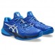 Asics Court Ff 3 Novak Clay Tuna Blu Pure Argento - Scarpe Da Tennis Uomo