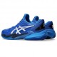 Asics Court Ff 3 Novak Clay Tuna Blu Pure Argento - Scarpe Da Tennis Uomo