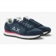 Sun 68 Tom Solid Nylon Blu Bianco - Sneakers Uomo