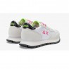 Sun 68 Ally Solid Nylon Bianco Fucsia Fluo - Sneakers Donna