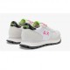 Sun 68 Ally Solid Nylon Bianco Fucsia Fluo - Sneakers Donna