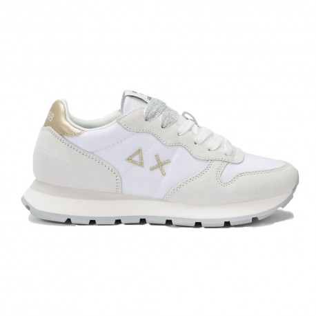 Sun 68 Ally Gold Silver Bianco Oro - Sneakers Donna