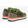 Sun 68 Tom Solid Nylon Fluo Verde Nero Arancio - Sneakers Uomo