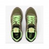 Sun 68 Tom Solid Nylon Fluo Verde Nero Arancio - Sneakers Uomo