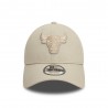 New Era Cappellino 9Forty Chicago Bulls Beige