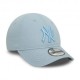 New Era Cappellino 9FORTY New York Yankees League Essential Toddler Azzurro