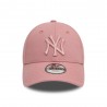 New Era Cappellino 9FORTY New York Yankees League Essential Rosa Bambina