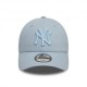 New Era Cappellino 9FORTY New York Yankees League Essential Azzurro Bambino