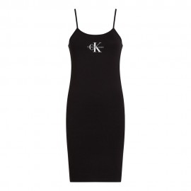 Calvin Klein Abito Con Corpetto Slim Nero Donna