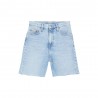 Calvin Klein Bermuda Denim Regular Blu Chiaro Donna
