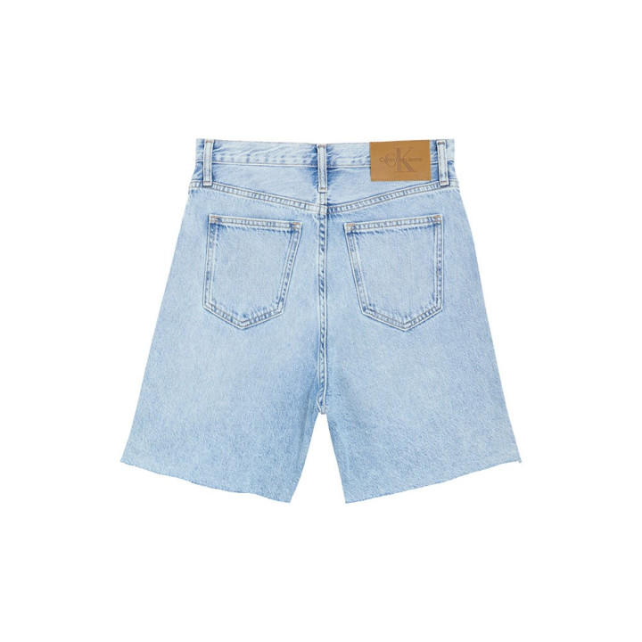 Calvin Klein Bermuda Denim Regular Blu Chiaro Donna