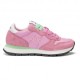 Sun 68 Ally Solid Nylon Rosa Verde - Sneakers Donna