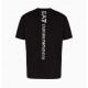 Ea7 T-Shirt Logo Back train Nero Uomo