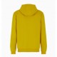 Ea7 Felpa Con Cappuccio Logo Giallo Uomo