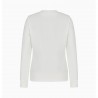 Ea7 Felpa Girologo Bianco Donna